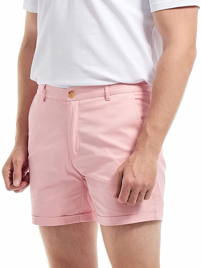 AIMPACT Men's Summer Slim-fit  - Shorts Chino Slim ulasan dan harga