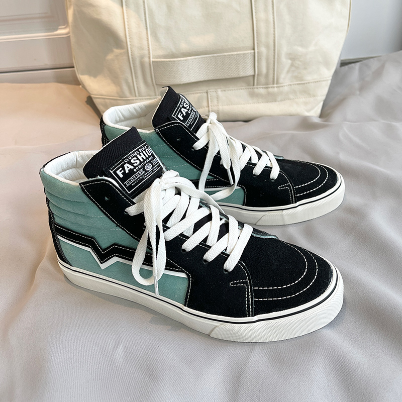 Retro High Top Sneakers Men Wo - Vans Shoes Authentic ulasan dan harga