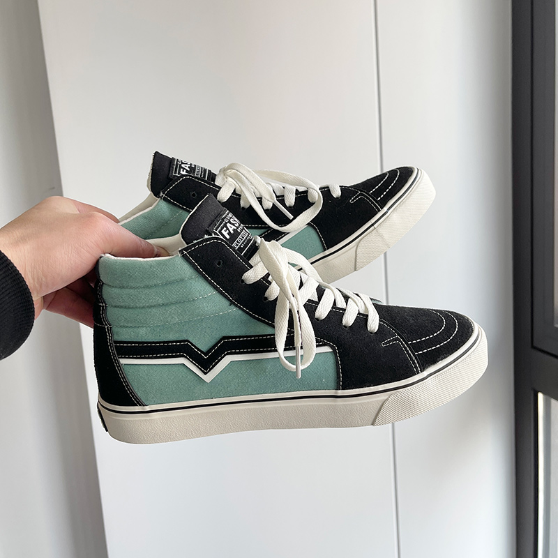 Retro High Top Sneakers Men Wo - Vans Shoes Authentic ulasan dan harga