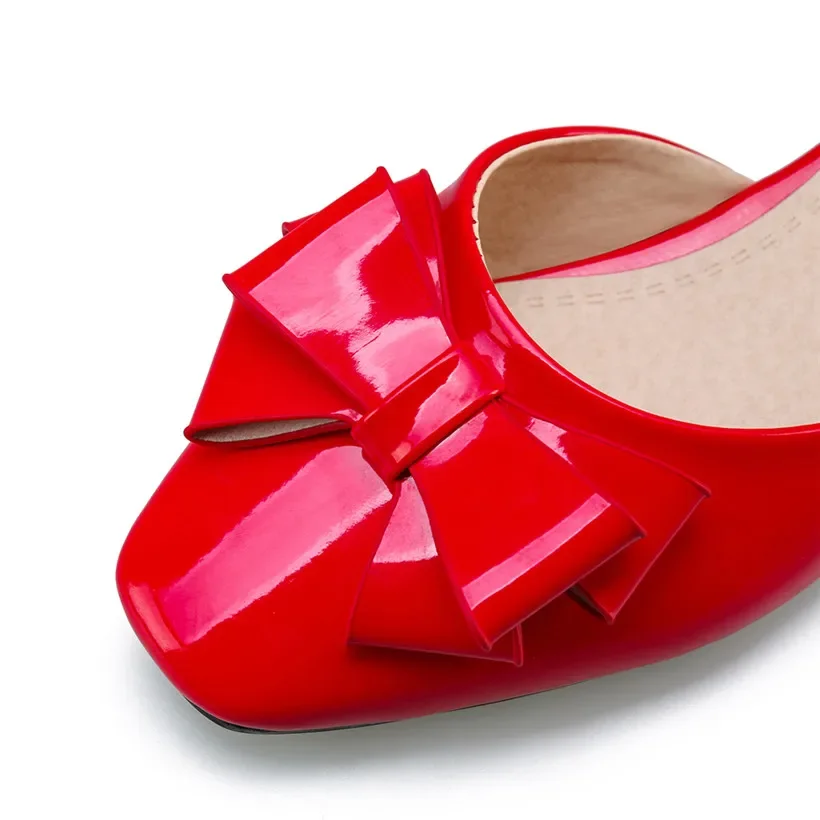 Big Size Women Bowtie Pumps Ro - Casual Sandal Leather ulasan dan harga